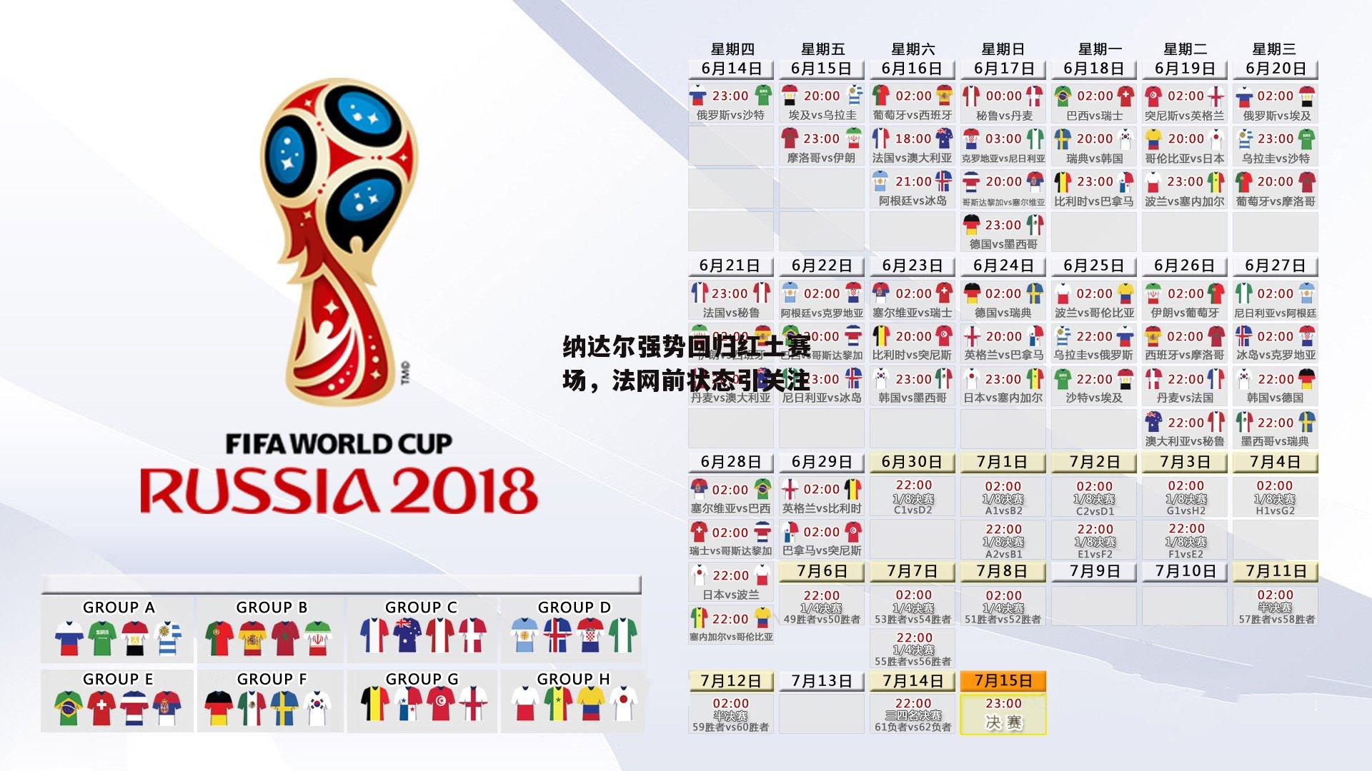 纳达尔强势回归红土赛场,法网前状态引关注